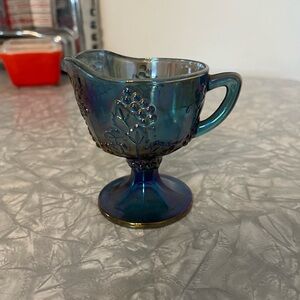 Indiana blue carnival glass